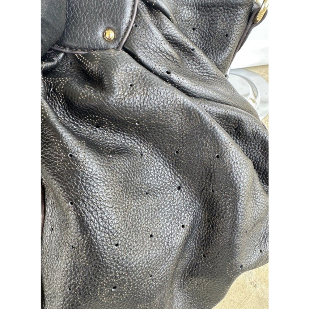 Louis Vuitton Mahina XL Black Monogram Hobo Bag in Leather – Made in Italy - Picture 6 of 11